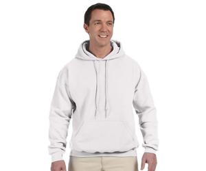 Gildan Heavyweight DryBlend Unisex Kapuzenpullover/Hoodie/Kapuzensweater (XL) (Weiß)
