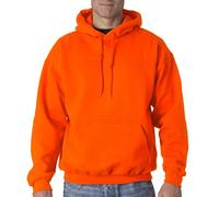 Gildan Heavyweight DryBlend Unisex Kapuzenpullover / Hoodie / Kapuzensweater XXL,Sicherheitsorange