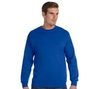 GILDAN Herren 50/50 Adult Crewneck Sweat Sweatshirt, Blau (Königsblau), L