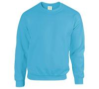 GILDAN Herren 50/50 Adult Crewneck Sweat Sweatshirt, Blau (Sapphire), XL