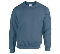 GILDAN Herren 50/50 Adult Crewneck Sweat Sweatshirt, Blue (Indigo Blue), XL