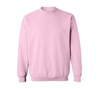 GILDAN Herren Asymmetrischer Sweatshirt Gr. S, Pink (Light Pink)
