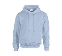 Gildan Herren Adult 50/50 Cotton/Poly. Hooded Sweat Sweatshirt, Gr. 2XL, LightBlue