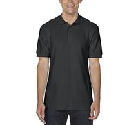 GILDAN Herren Adult Premium Cotton Double Piqué Polo/85800 Poloshirt, Schwarz (Black 36), Large (Herstellergröße: L)