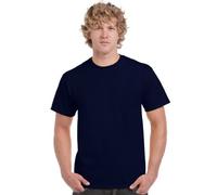 GILDAN Herren Adult Ultra Cotton T-Shirt, Blau (Navy), Small (Herstellergröße: S)