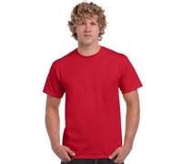GILDAN Herren Adult Ultra Cotton T-Shirt, Rot (Red), X-Large (Herstellergröße: XL)
