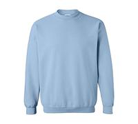 Gildan Herren Asymmetrischer Sweatshirt Gr. L, Blau (Light Blue Light Blue)