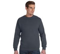 Gildan Herren Sweatshirt - asymmetrisch - Grau (Anthrazit) - Gr. L