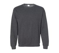 Gildan Herren Asymmetrischer Sweatshirt Gr. XXL, Grau (Dark Heather)