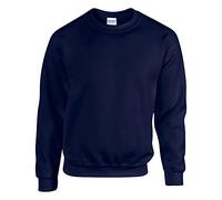 GILDAN Herren Asymmetrischer Sweatshirt Gr. XXXXXL, blau (Marineblau)