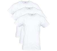 Gildan Herren Cotton Stretch T-shirts, Multipack Unterw sche, Artic White (Crew, 3er-pack), L EU