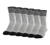 Gildan Herren Crew-Socken, voll gepolstert, strapazierfähig, 6 Paar