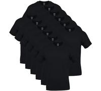 Gildan Herren Crew T-Shirts Multipack Style G1100, Schwarz (12er-Pack), L