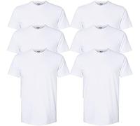 Gildan Herren Crew T-Shirts, Multipack Unterhemd, White (5-Pack), XX-Large (5er Pack)