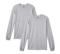 Gildan Herren DryBlend Langarm-t-Shirt, Stil G8400, 2er-Pack Hemd, Grau-Sport Grey, L
