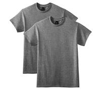 Gildan Herren DryBlend T-Shirt, Style G8000, Multipack Hemd, Graphit Heather (2er-Pack), Mittel