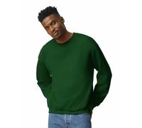 Gildan Herren Fleece Crewneck Style G18000 Sweatshirt, Waldgrün (1er-Pack), X-Large