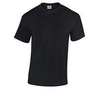 Gildan Herren G2000 Ultra Cotton Adult T-Shirt, Schwarz, Größe L, Schwarz, S/XL