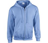 Gildan Herren Heavy Blend Classic Fit Adult Full Zip Hooded Sweatshirt Sweatjacke 18600 carolina blue XL