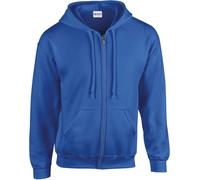 Gildan Herren Heavy Blend Classic Fit Adult Full Zip Hooded Sweatshirt Sweatjacke 18600 royal 5XL