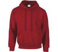 Gildan Herren Heavy Blend Classic Fit Adult Hooded Sweatshirt Hoodie 18500 antique cherry red (heather) XXL