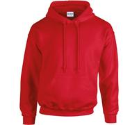 Gildan Herren Heavy Blend Classic Fit Adult Hooded Sweatshirt Hoodie 18500 red S