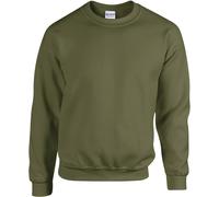 G18000 Gildan Pullover Sweatshirt Heavy Blend Military Green S