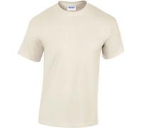 Gildan Unisex T-Shirt G5000 Heavy Cotton Kurzarm Rundhals Natur XL