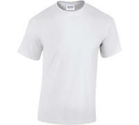 Gildan T-Shirt G5000 Heavy Cotton Unisex Kurzarm Rundhals Weiß XXL