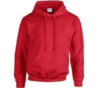 Gildan Herren Hoodie Heavy Blend Hooded Sweatshirt Rot Cherry Red M