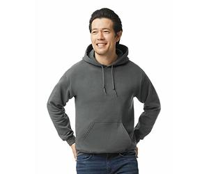 Gildan Herren Kapuzen-Sweatshirt aus schwerem Fleece Kapuzenpullover, anthrazit, 3XL
