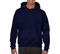 Gildan Herren Kapuzenpullover Adult 50/50. Hooded Sweat/18500, Einfarbig (XL, Marineblau)