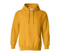 Gildan Herren-Kapuzenpullover aus schwerem Mischgewebe, (Gold), Medium