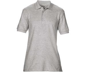 Gildan Herren Premium Cotton Double Piqué Polo 85800 sport grey (heather) 3XL