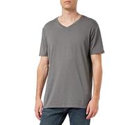 GILDAN Herren Soft Style V-Neck T-Shirt, Grau (Anthrazit), M