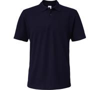 G64800 Gildan Herren Poloshirt Polohemd Softstyle® Doppeltes Piqué Polo Navy 4XL