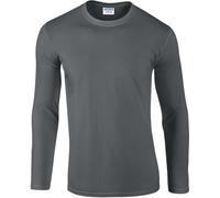 G64400 Gildan T-Shirt Langarm Softstyle® Charcoal (Solid) XXL
