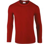 Gildan Herren Softstyle langarm T-Shirt 64400 red S