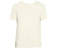 Gildan T‑Shirt Softstyle Unisex – schmaler Schnitt an Schultern und Ärmeln – Natur XXL