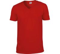 Gildan Herren Softstyle V-Neck T-Shirt 64V00 red XL