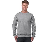 Gildan Herren Sweatshirt Adult 50/50 Cotton/Poly. Sweat, Einfarbig, Gr. X-Large, Grau (Sport Grey)