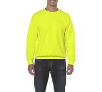 GILDAN Herren Adult 50/50 Cotton/Poly.Crew Neck Sweat /18000 Sweatshirt, Gelb (Safety Green 188), X-Large (Herstellergröße: XL)