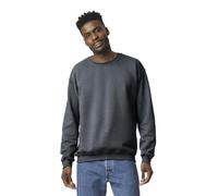 Gildan Herren Sweatshirt aus Fleece mit Rundhalsausschnitt, Stil G18000 T-Shirt, Dunkles Erika, XL