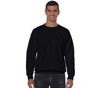 GILDAN Herren Sweatshirt BIG LINE, Heavy Blend, 18000, Einfarbig, Gr. XXX-Large, Schwarz (Black)