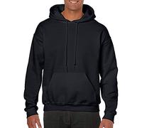 GILDAN Herren Sweatshirt BIG LINE, Heavy Blend, 18500, Einfarbig, Gr. XXX-Large, Schwarz (Black)