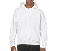 Gildan Herren Sweatshirt BIG LINE Heavy Blend 18500, einfarbig Weiß, Gr. XXXX-Large