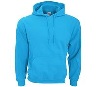 Gildan - Herren Sweatshirt mit Kapuze Saphir groß