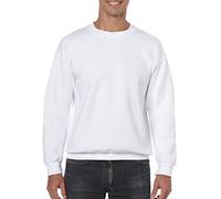 Gildan Herren Sweatshirt, Weiß, L