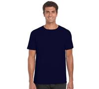 GILDAN Herren Adult Softstyle T-Shirt, Blau (Navy), Large (Herstellergröße: L)