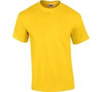 GILDAN Herren Adult Ultra Cotton T-Shirt, Gelb (Daisy), Large (Herstellergröße: L)